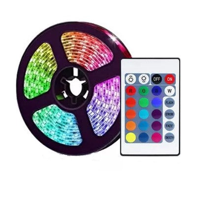 Cintas Led Colores Con Control De 5m